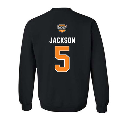 Tennessee - NCAA Football : Radarious Jackson - Third Saturday Black Crewneck Sweatshirt-1