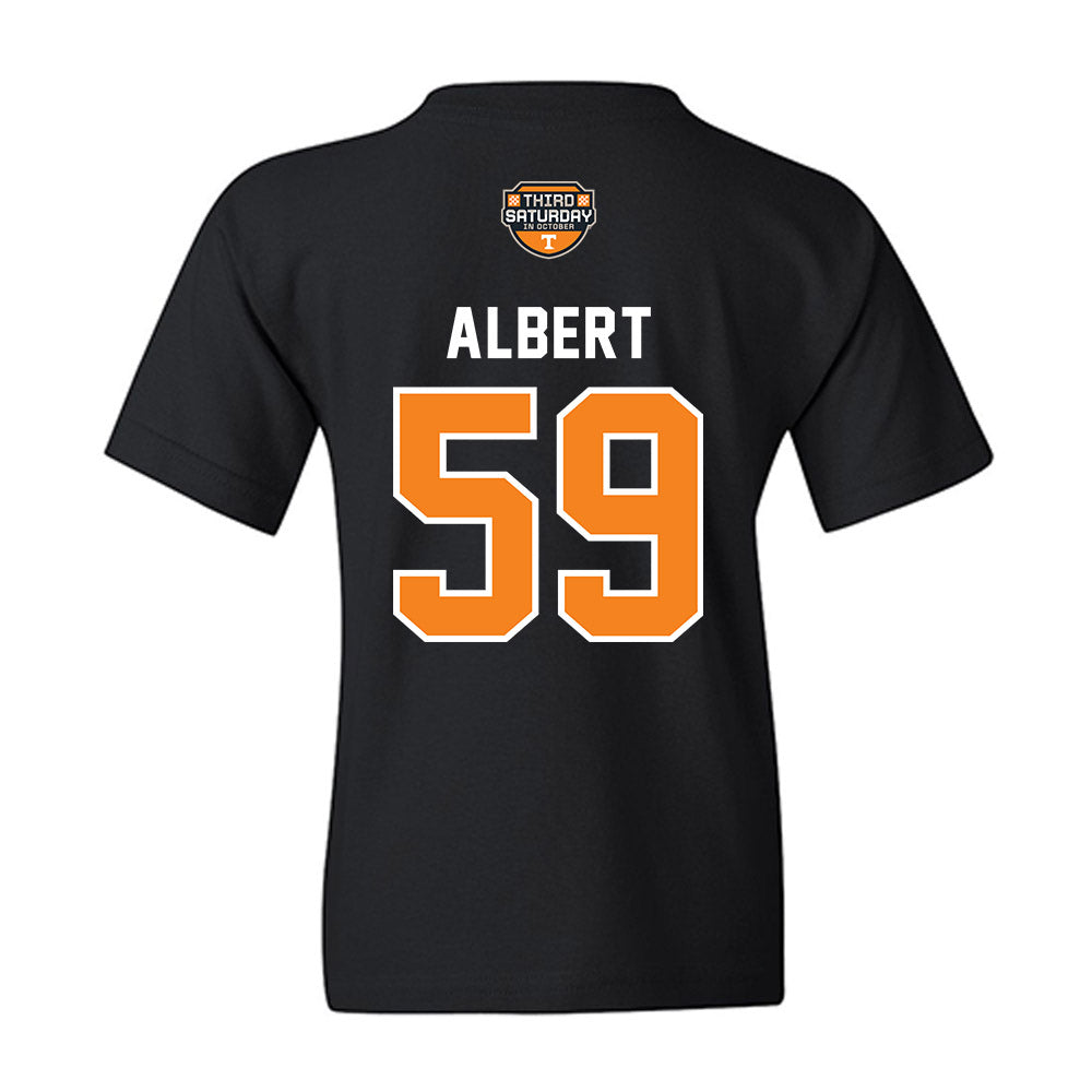 Tennessee - NCAA Football : Dereon Albert - Third Saturday Black Youth T-Shirt-1