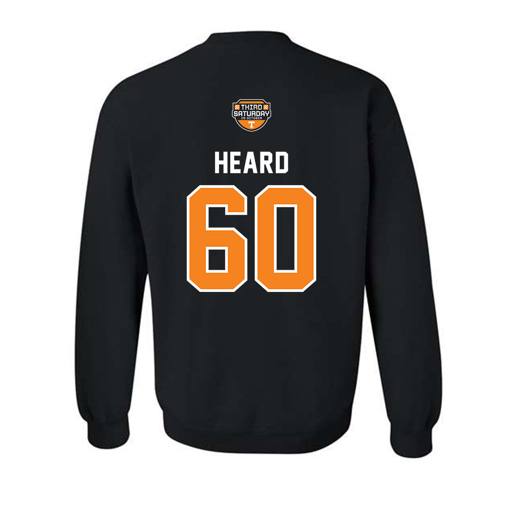 Tennessee - NCAA Football : Jeremias Heard - Third Saturday Black Crewneck Sweatshirt-1