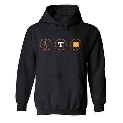 Tennessee - NCAA Football : Edward Baker - Third Saturday Black Hooded Sweatshirt-0