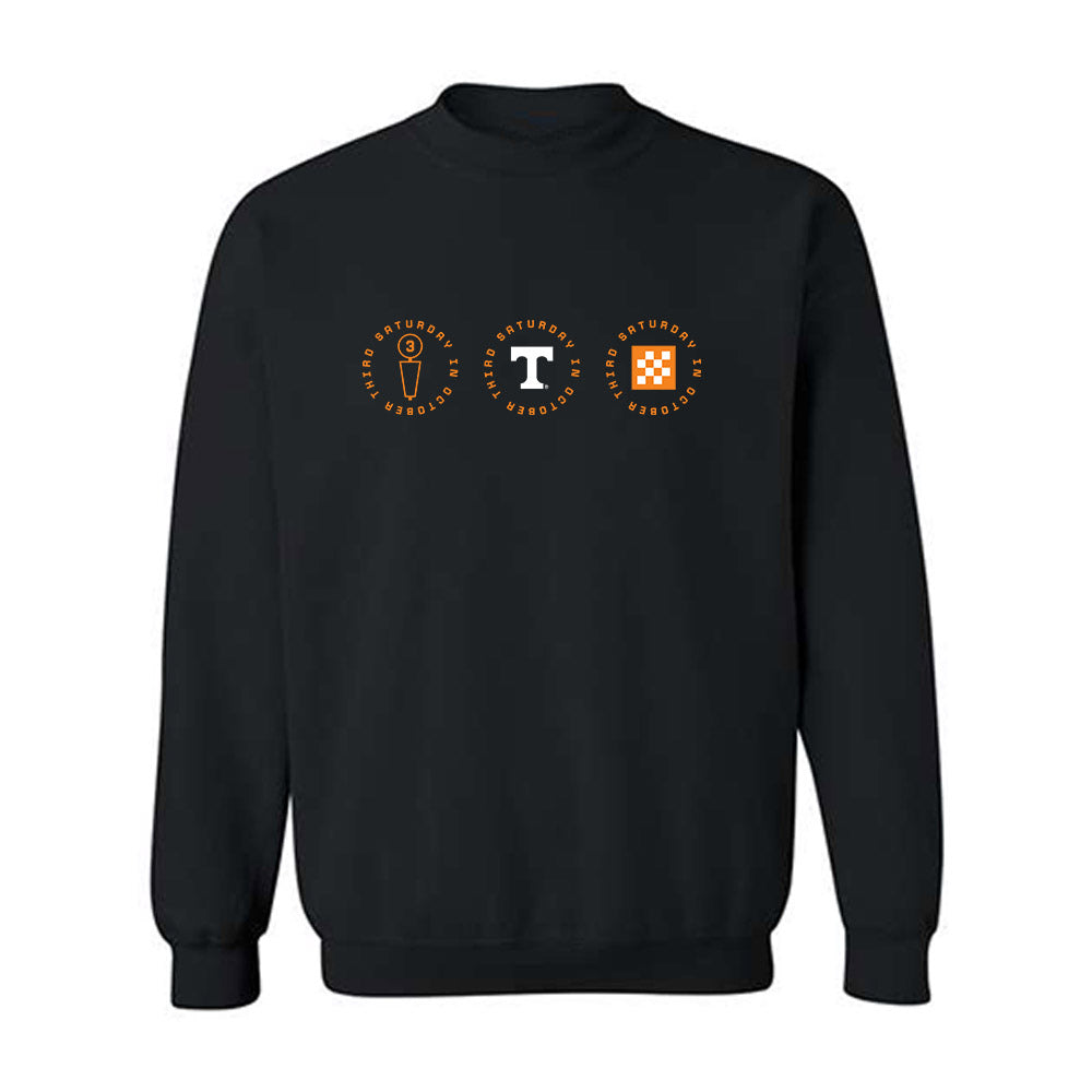 Tennessee - NCAA Football : Gabriel Osenda - Third Saturday Black Crewneck Sweatshirt-0