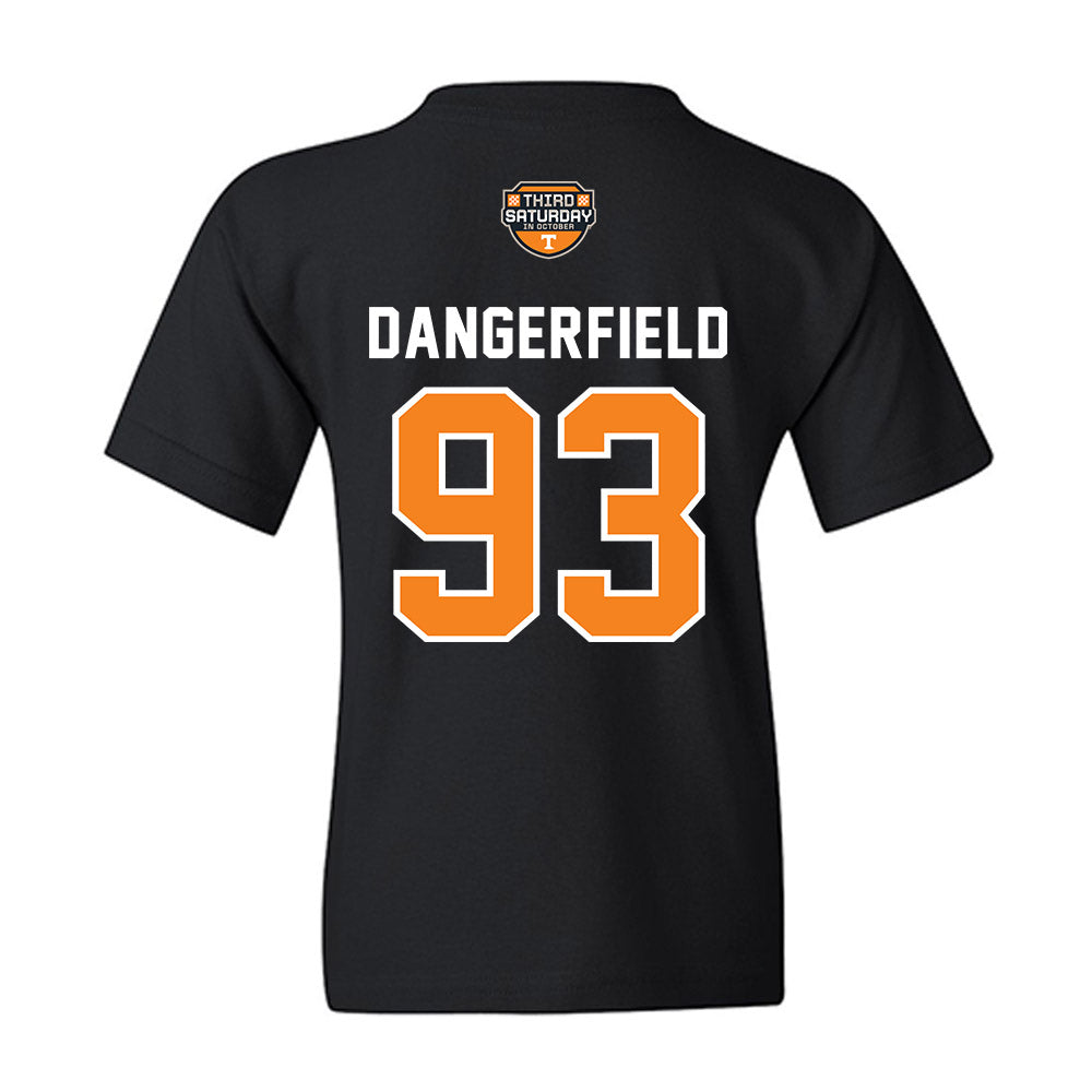 Tennessee - NCAA Football : Grady Dangerfield - Third Saturday Black v2 Youth T-Shirt-1