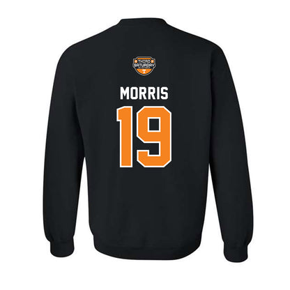 Tennessee - NCAA Football : Daune Morris - Third Saturday Black v2 Crewneck Sweatshirt-1