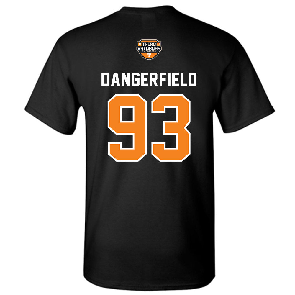 Tennessee - NCAA Football : Grady Dangerfield - Third Saturday Black v2 T-Shirt-1