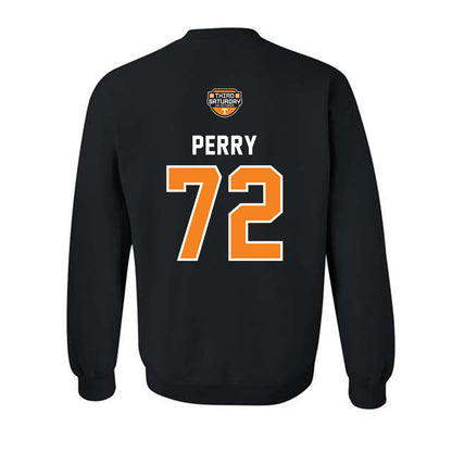 Tennessee - NCAA Football : Jesse Perry - Third Saturday Black v2 Crewneck Sweatshirt-1