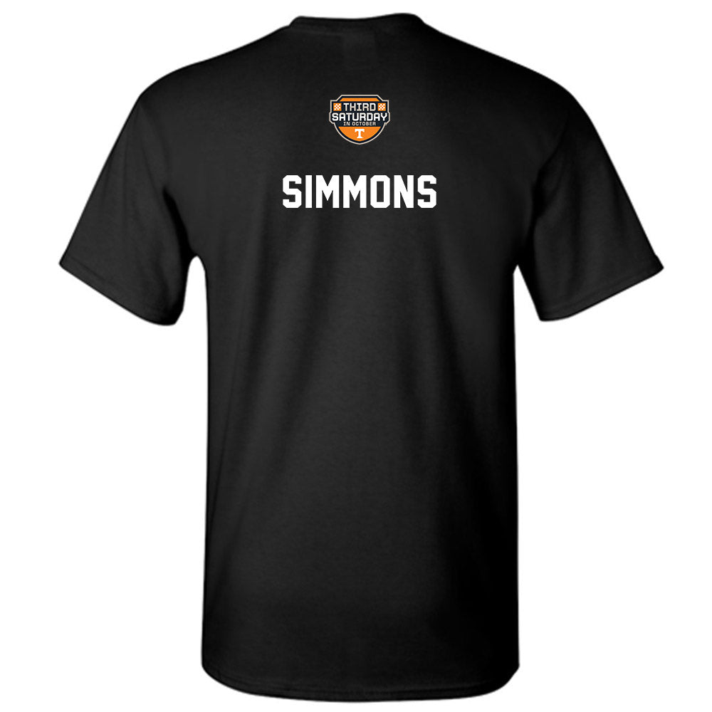 Tennessee - NCAA Football : Nuk Simmons - Third Saturday Black v2 T-Shirt-1