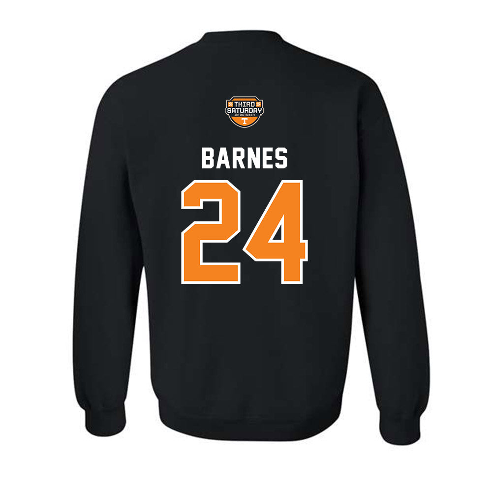 Tennessee - NCAA Football : Hunter Barnes - Third Saturday Black v2 Crewneck Sweatshirt-1
