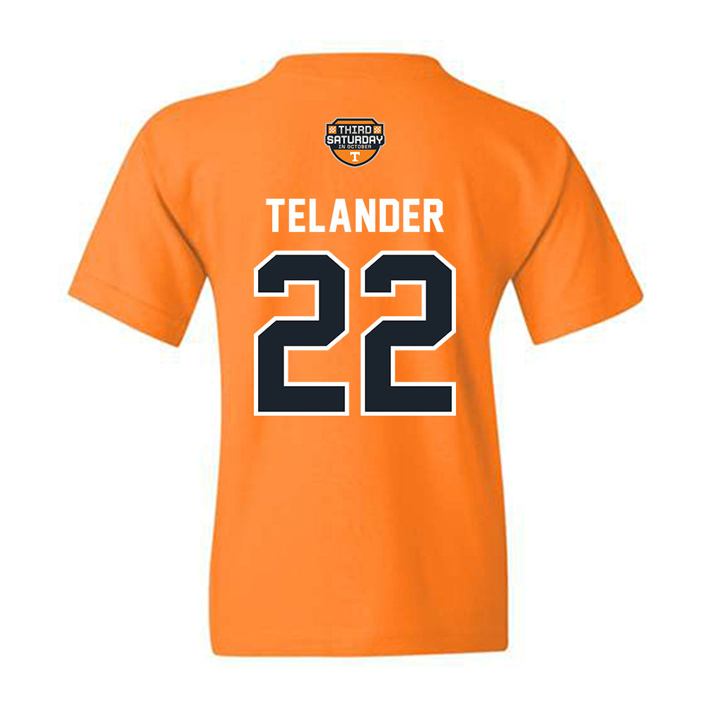 Tennessee - NCAA Football : Jeremiah Telander - Third Saturday Orange Youth T-Shirt-1