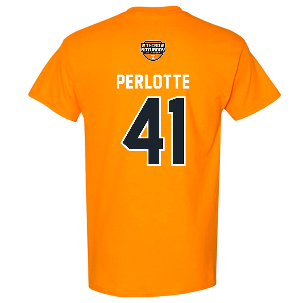 Tennessee - NCAA Football : Jadon Perlotte - Third Saturday Orange T-Shirt-1