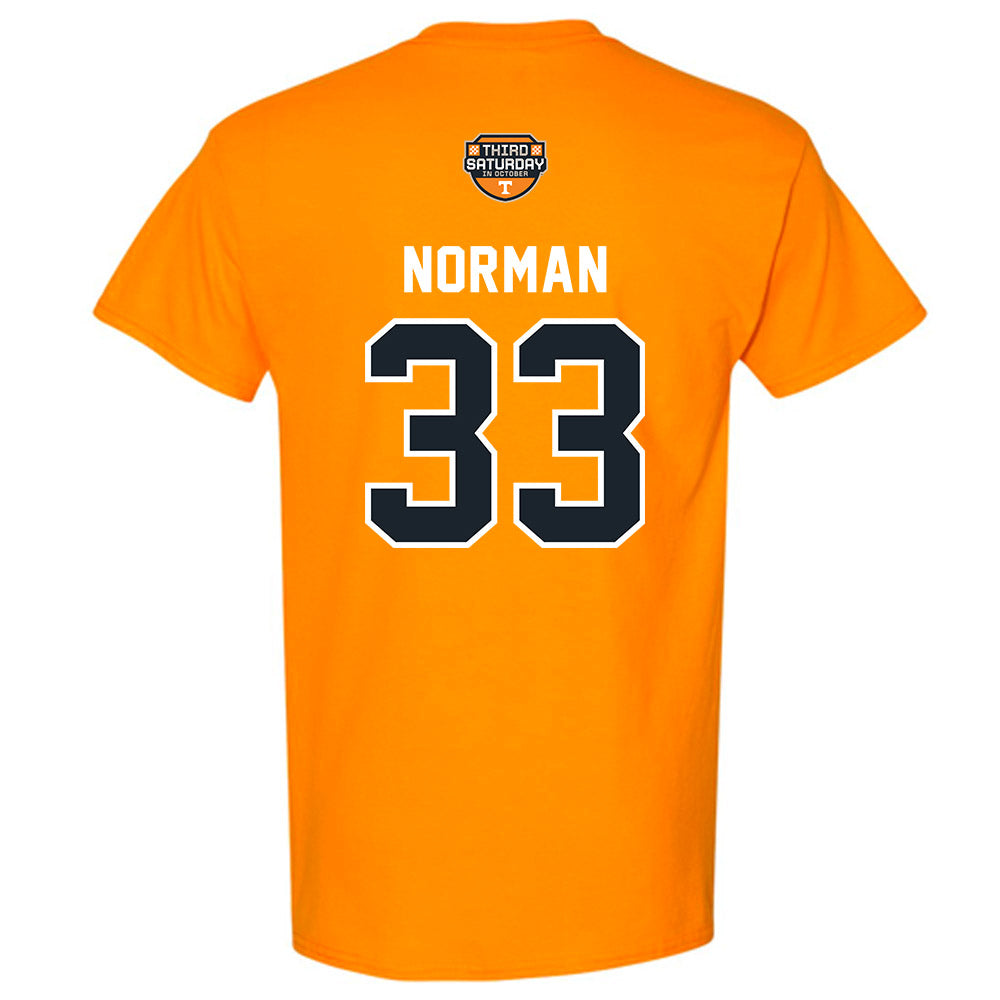 Tennessee - NCAA Football : Jordan Norman - Third Saturday Orange T-Shirt-1