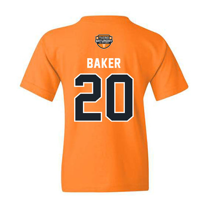 Tennessee - NCAA Football : Justin Baker - Third Saturday Orange Youth T-Shirt-1