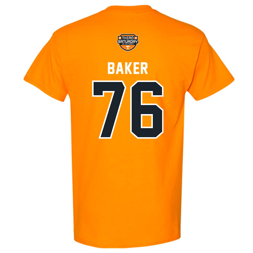 Tennessee - NCAA Football : Edward Baker - Third Saturday Orange T-Shirt-1