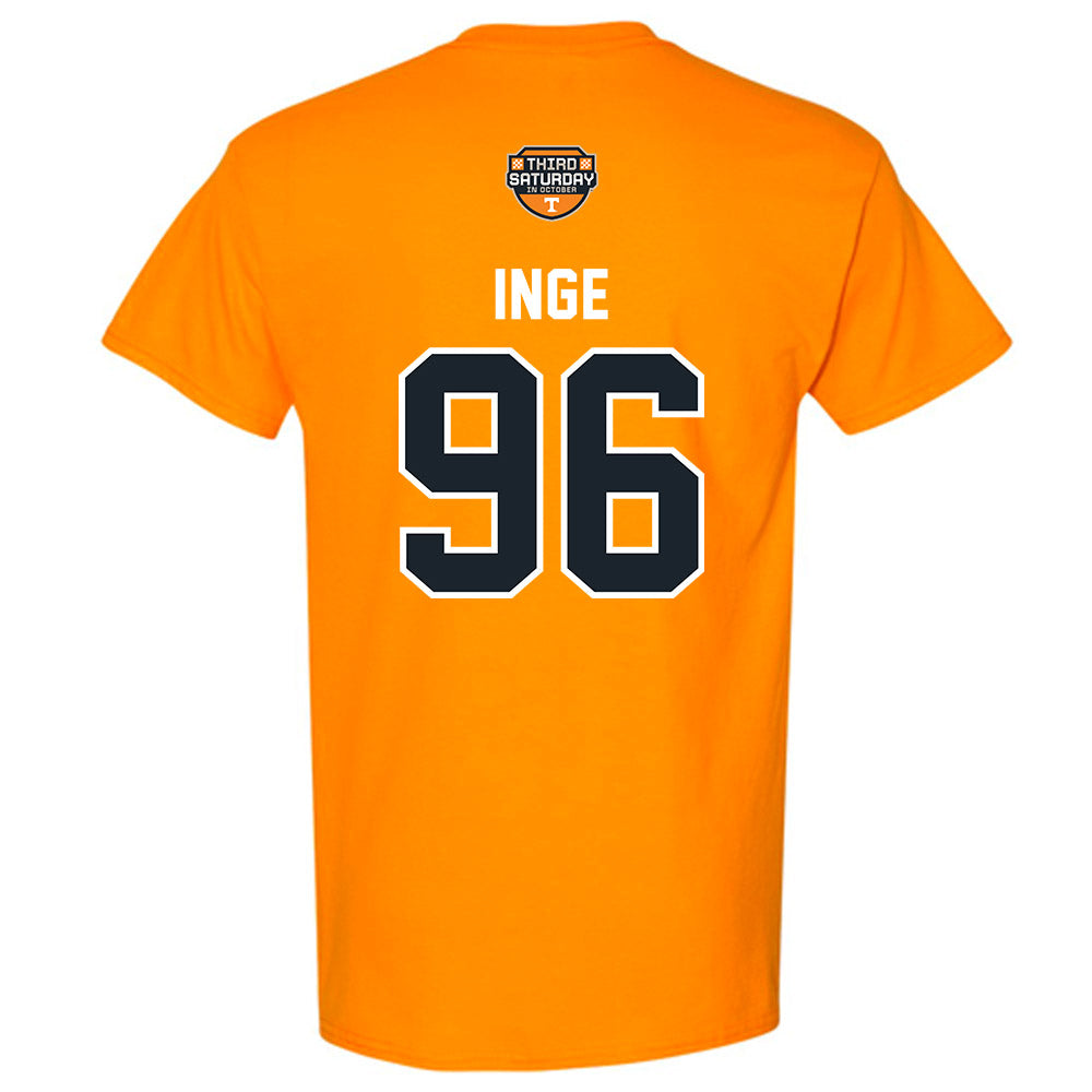 Tennessee - NCAA Football : Isaiah Inge - Third Saturday Orange T-Shirt-1