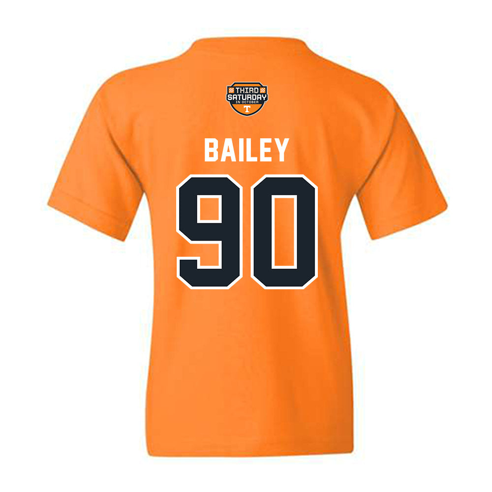 Tennessee - NCAA Football : Dominic Bailey - Third Saturday Orange Youth T-Shirt-1