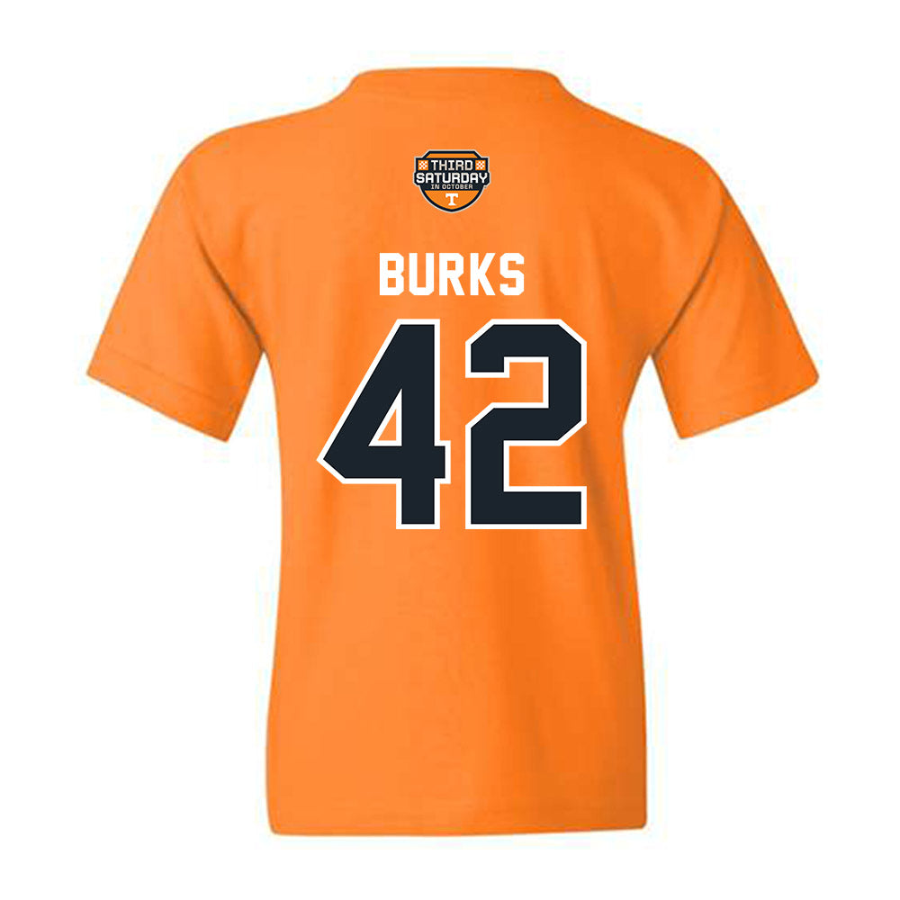 Tennessee - NCAA Football : DJ Burks - Third Saturday Orange Youth T-Shirt-1