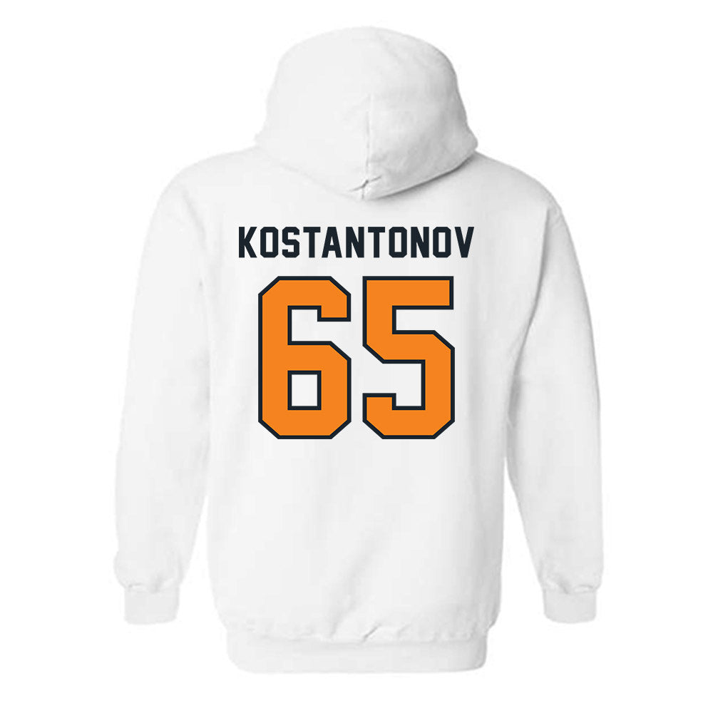 Tennessee - NCAA Football : Michael Kostantonov - Third Saturday White Hooded Sweatshirt-1