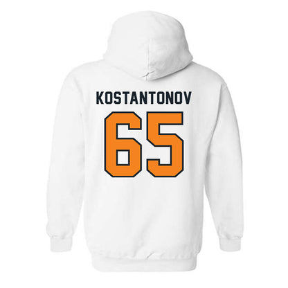 Tennessee - NCAA Football : Michael Kostantonov - Third Saturday White Hooded Sweatshirt-1