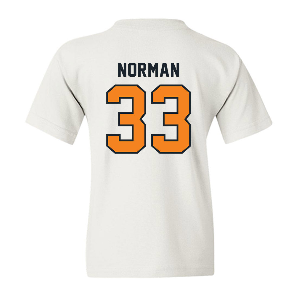 Tennessee - NCAA Football : Jordan Norman - Third Saturday White Youth T-Shirt-1