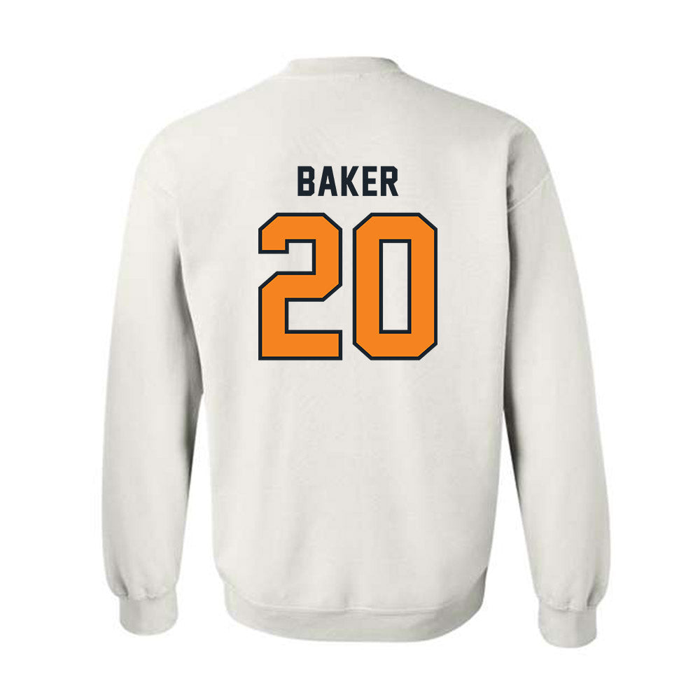 Tennessee - NCAA Football : Justin Baker - Third Saturday White Crewneck Sweatshirt-1