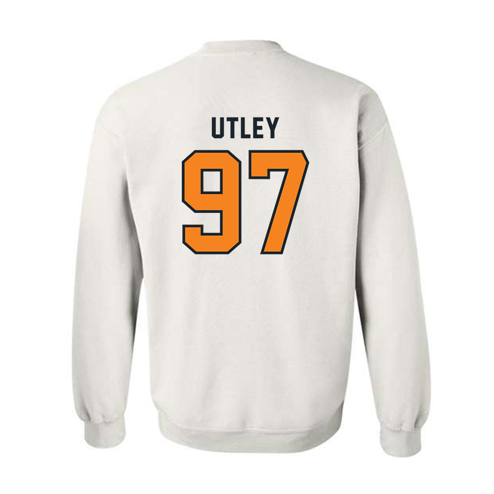Tennessee - NCAA Football : Ethan Utley - Third Saturday White Crewneck Sweatshirt-1
