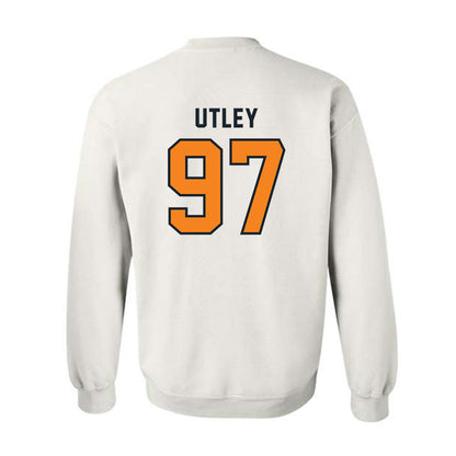 Tennessee - NCAA Football : Ethan Utley - Third Saturday White Crewneck Sweatshirt-1
