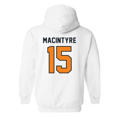 Tennessee - NCAA Football : George MacIntyre - Third Saturday White Hooded Sweatshirt-1