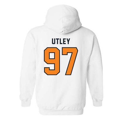 Tennessee - NCAA Football : Ethan Utley - Third Saturday White Hooded Sweatshirt-1