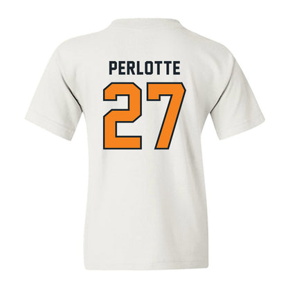 Tennessee - NCAA Football : Jadon Perlotte - Third Saturday White Youth T-Shirt-1