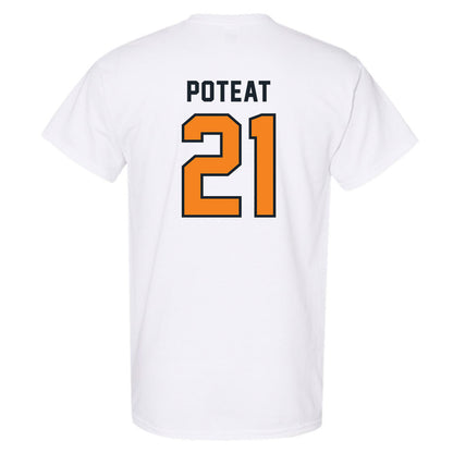 Tennessee - NCAA Football : Tre Poteat - Third Saturday White T-Shirt-1
