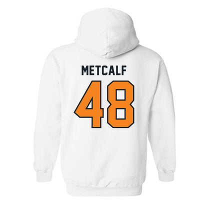 Tennessee - NCAA Football : Tevis Metcalf - Third Saturday White Hooded Sweatshirt-1
