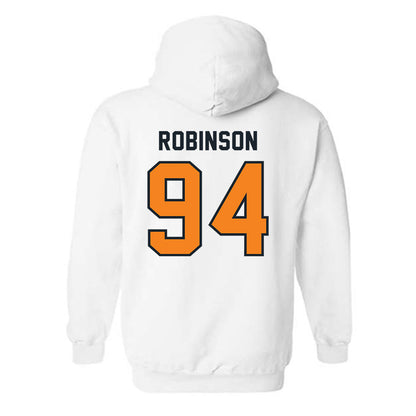 Tennessee - NCAA Football : Nathan Robinson - Third Saturday White Hooded Sweatshirt-1