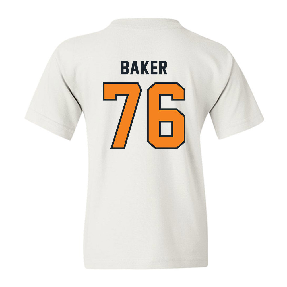 Tennessee - NCAA Football : Edward Baker - Third Saturday White Youth T-Shirt-1