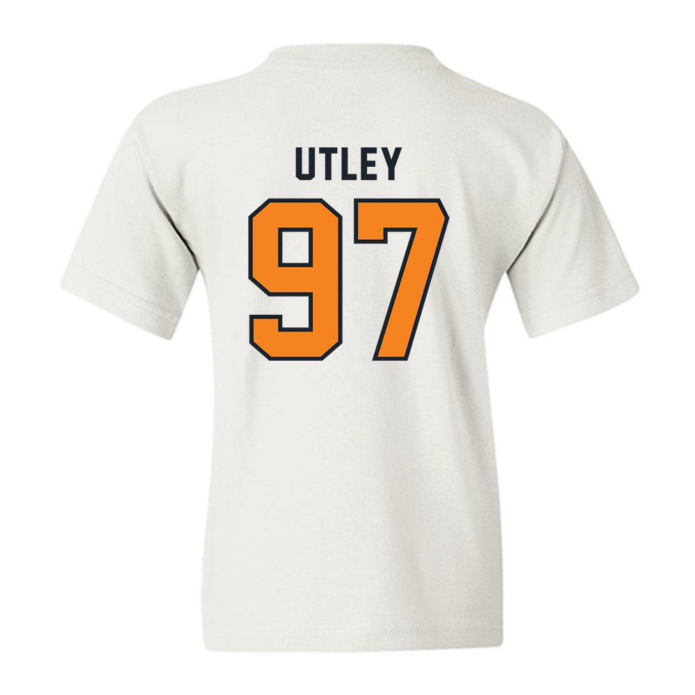 Tennessee - NCAA Football : Ethan Utley - Third Saturday White Youth T-Shirt-1