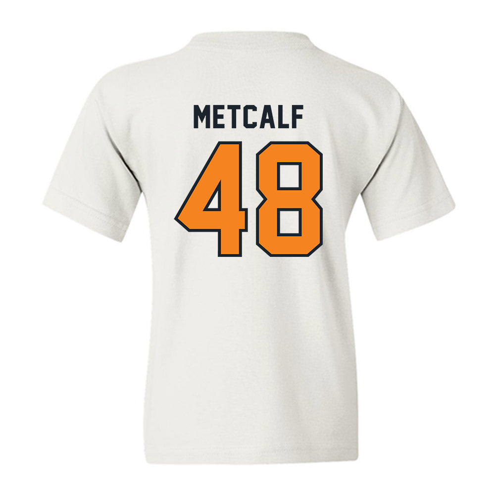 Tennessee - NCAA Football : Tevis Metcalf - Third Saturday White Youth T-Shirt-1