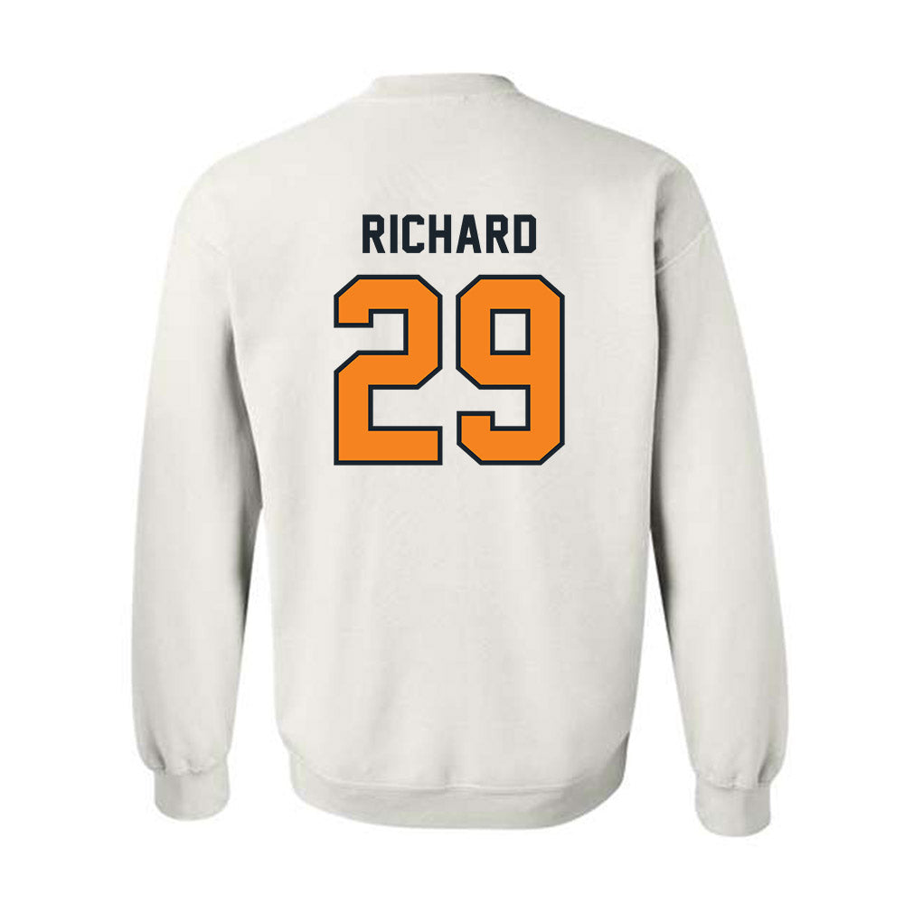 Tennessee - NCAA Football : Jadais Richard - Third Saturday White Crewneck Sweatshirt-1