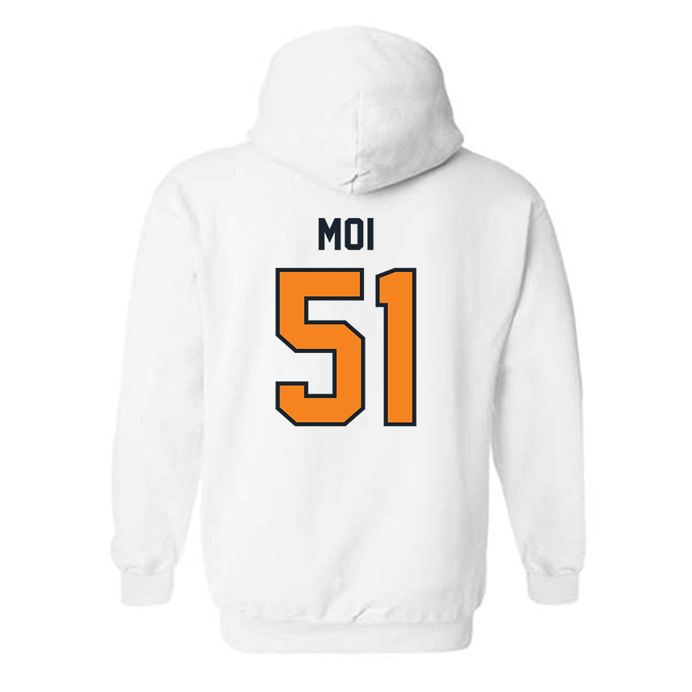 Tennessee - NCAA Football : Jaxson Moi - Third Saturday White Hooded Sweatshirt-1