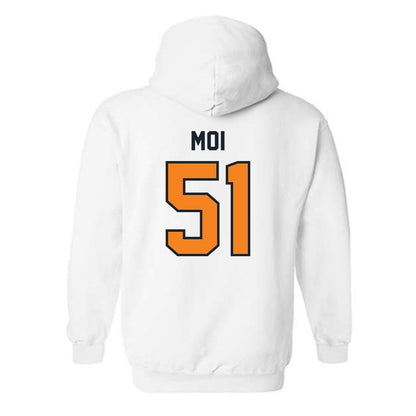 Tennessee - NCAA Football : Jaxson Moi - Third Saturday White Hooded Sweatshirt-1