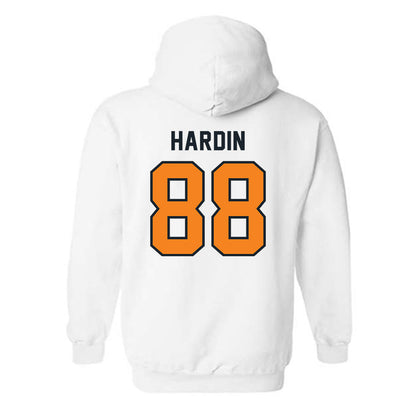 Tennessee - NCAA Football : Deon Hardin - Third Saturday White Hooded Sweatshirt-1