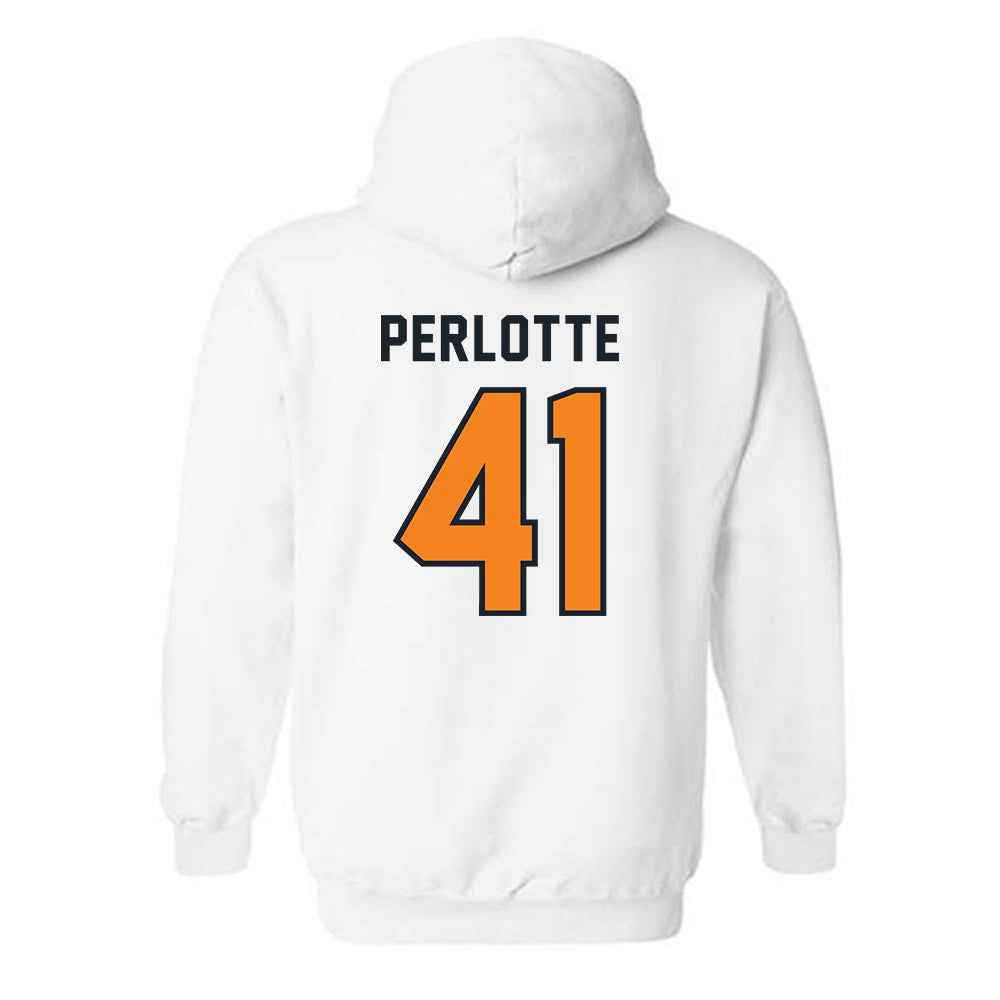 Tennessee - NCAA Football : Jadon Perlotte - Third Saturday White Hooded Sweatshirt-1