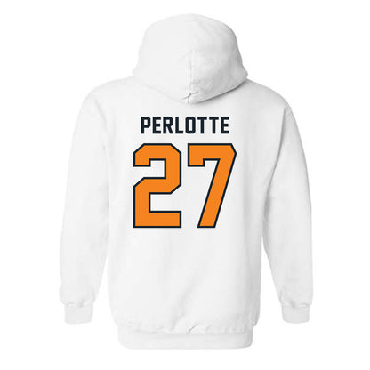 Tennessee - NCAA Football : Jadon Perlotte - Third Saturday White Hooded Sweatshirt-1