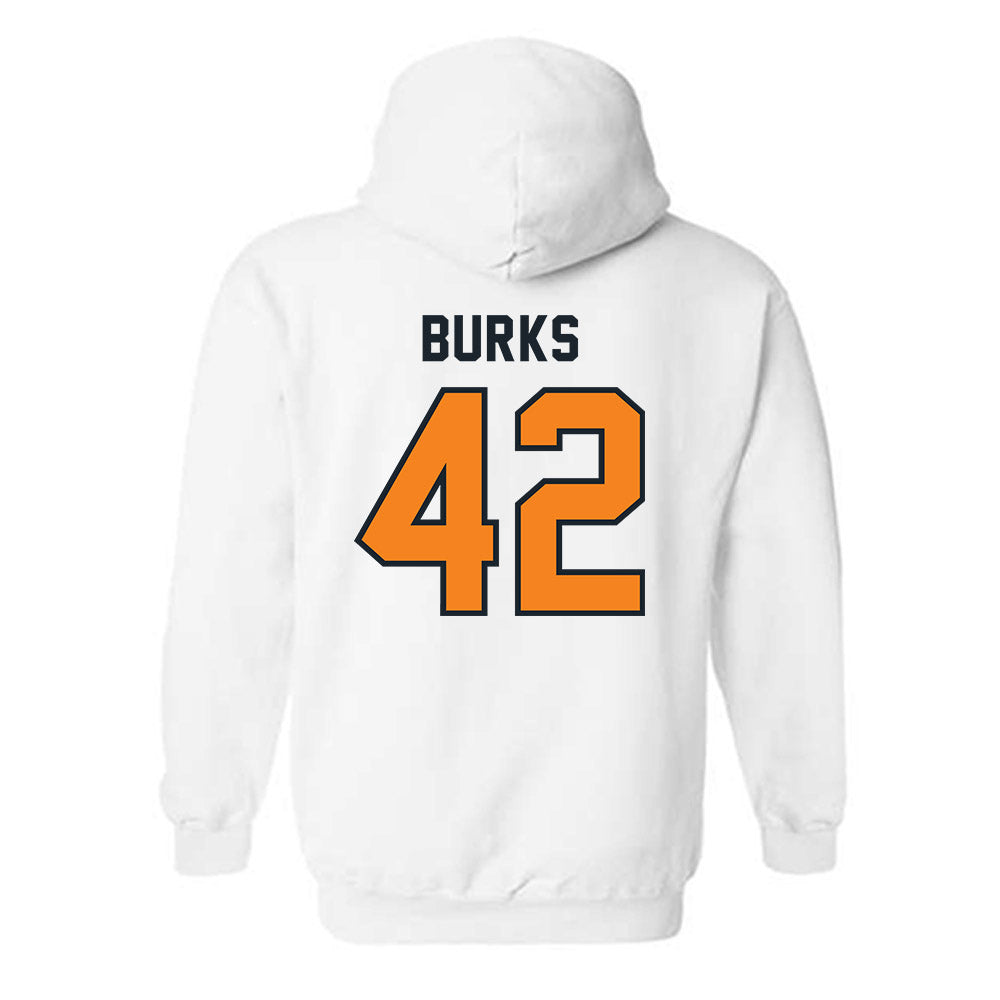 Tennessee - NCAA Football : DJ Burks - Third Saturday White Hooded Sweatshirt-1