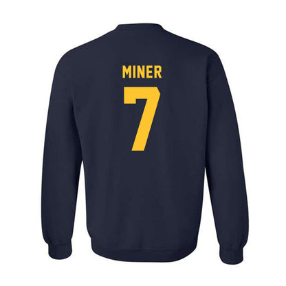 Allegheny - NCAA Baseball : Zach Miner - Classic Shersey Crewneck Sweatshirt-1