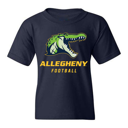 Allegheny - NCAA Football : Cooper Black - Classic Shersey Youth T-Shirt-0