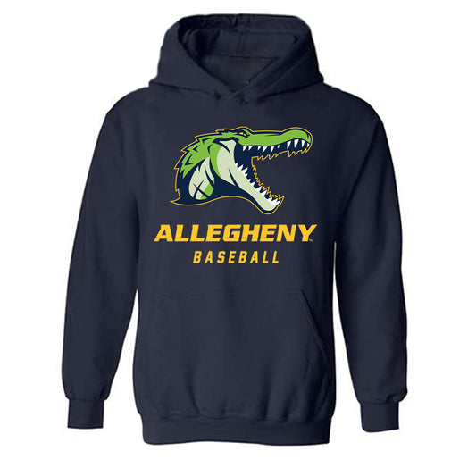 Allegheny - NCAA Baseball : Caden Williams - Classic Shersey Hooded Sweatshirt-0