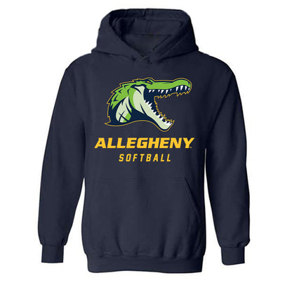 Allegheny - NCAA Softball : Abby Robinson - Classic Shersey Hooded Sweatshirt-0