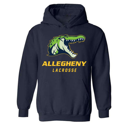 Allegheny - NCAA Women's Lacrosse : Desiree Morin - Classic Shersey Hooded Sweatshirt-0