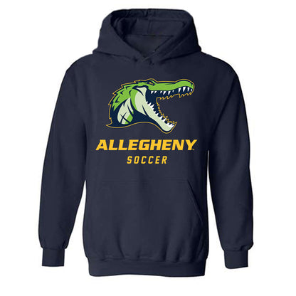 Allegheny - NCAA Women's Soccer : Riley Carter - Classic Shersey Hooded Sweatshirt-0