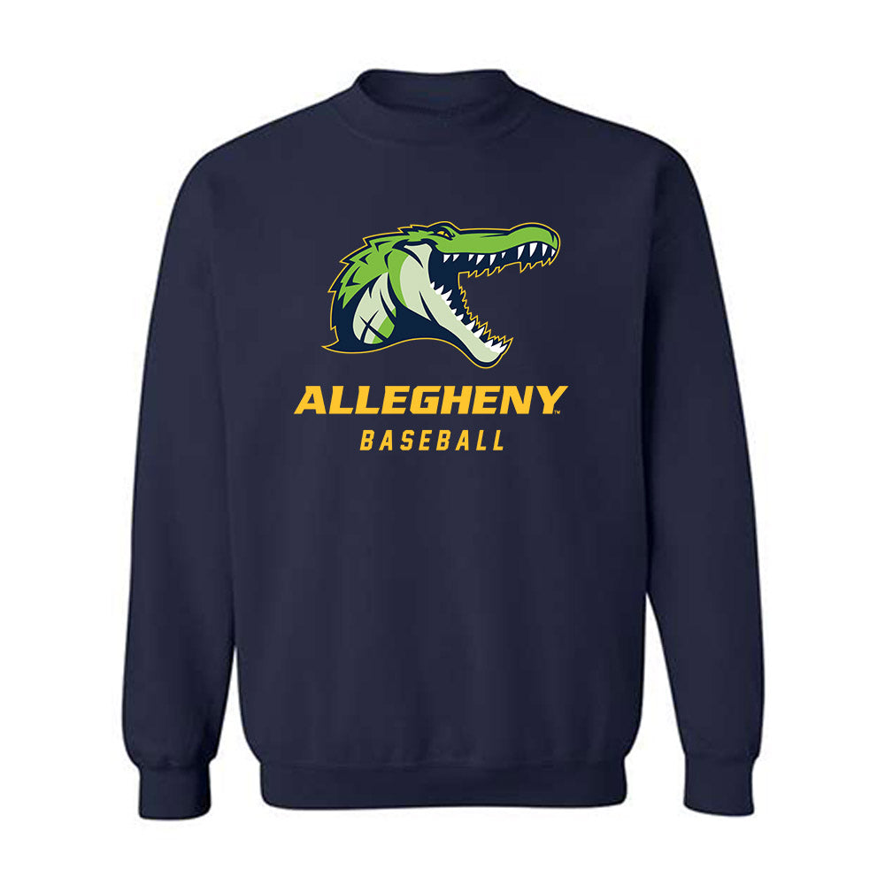 Allegheny - NCAA Baseball : Zach Miner - Classic Shersey Crewneck Sweatshirt-0