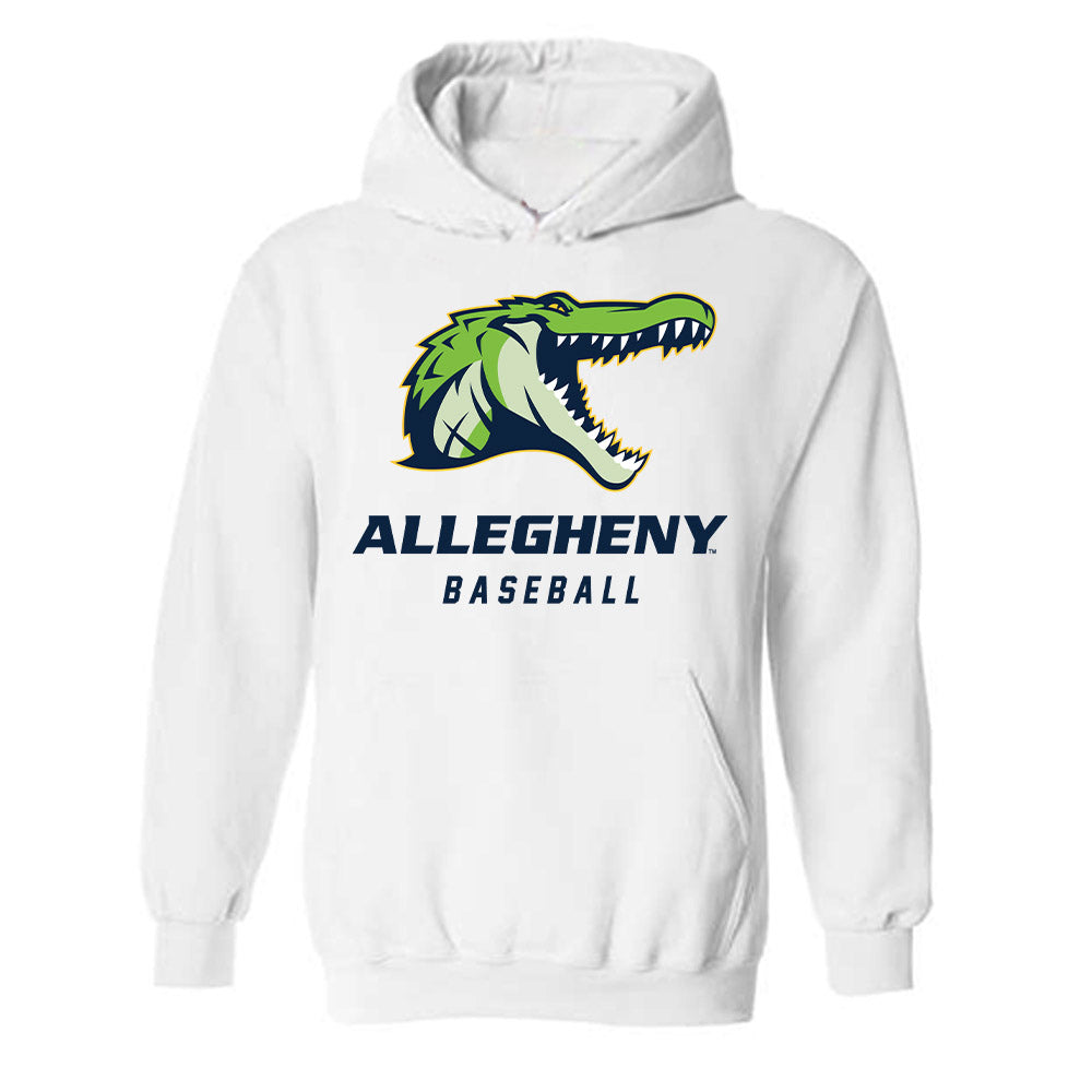 Allegheny - NCAA Baseball : Connor Kunkle - Classic Shersey Hooded Sweatshirt-0