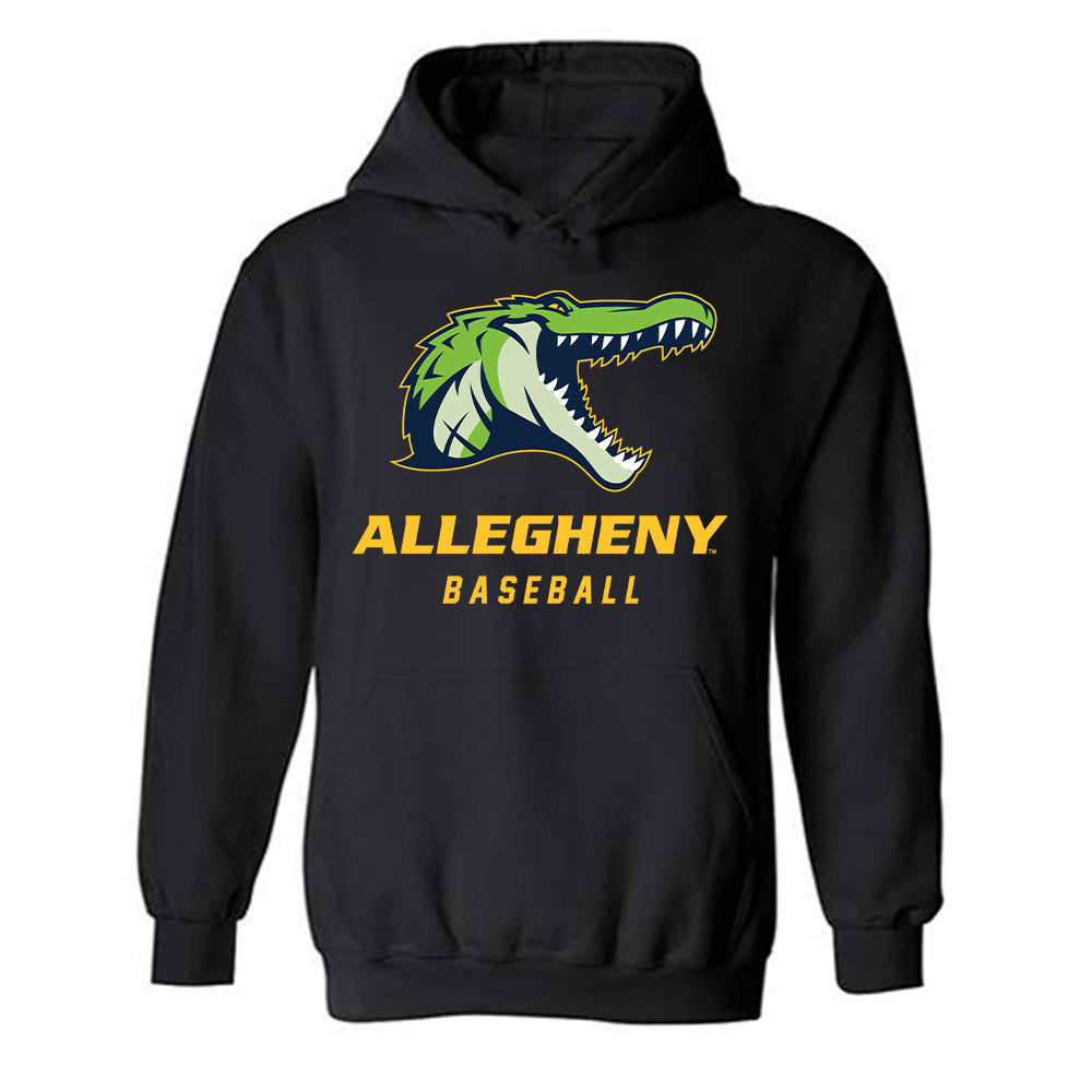 Allegheny - NCAA Baseball : Connor Kunkle - Classic Shersey Hooded Sweatshirt-0